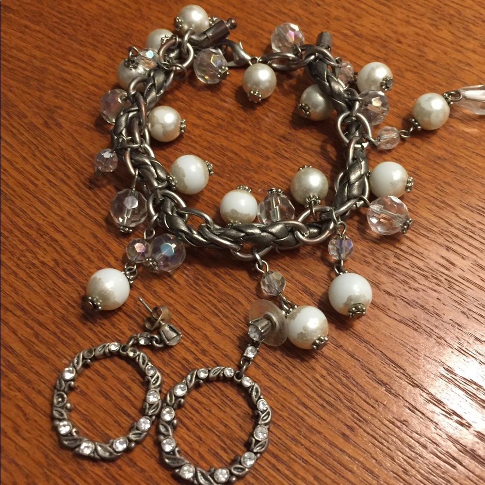 Bracelet and Earrings